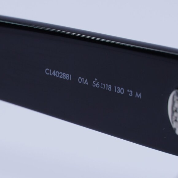 Celine CL40288I 01A MONOCHROMS Sunglasses Black Cat Eye Frame, Grey Lenses - Picture 6 of 9